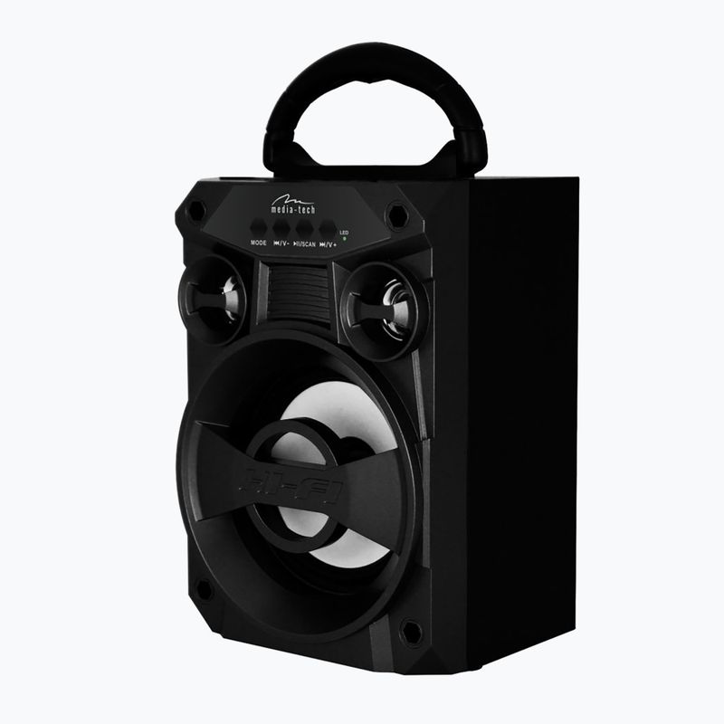 Media-Tech Boombox LT mobiler Lautsprecher schwarz/grau 2