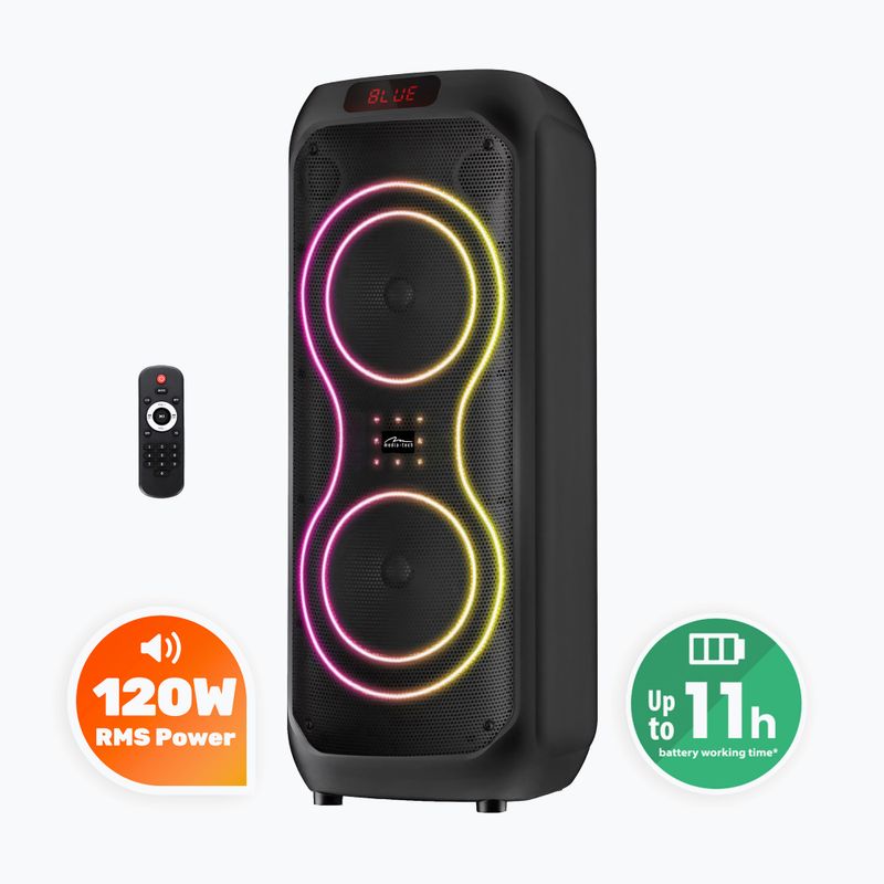 Mobiler Lautsprecher Media-Tech Power Audia Max black 12