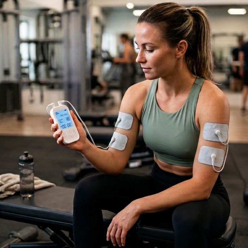 Massagegerät Media-Tech Tens/Ems Physiotherapy white 12