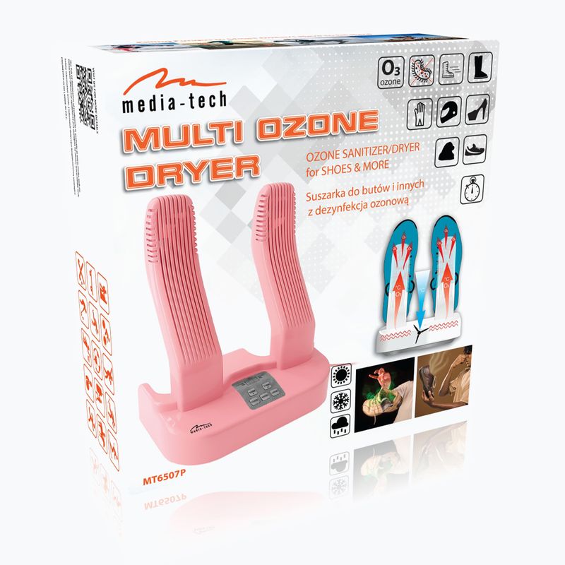 Schuhtrockner Media-Tech Ozone Pro pink 8