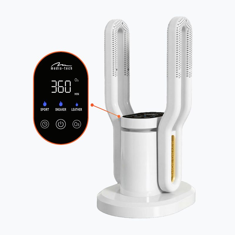 Schuhtrockner Media-Tech Ozone Pro+ white/yellow