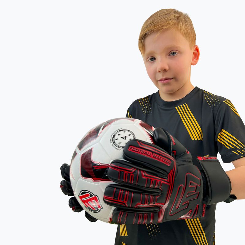 Football Masters Symbio NC rote Torwarthandschuhe für Kinder