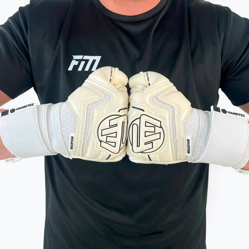 Football Masters Voltage Plus NC weiße Torwarthandschuhe 5