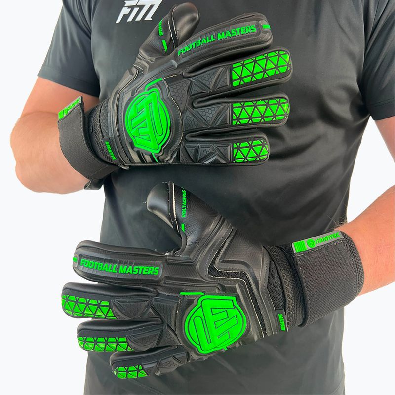 Football Masters Voltage Plus NC Torwarthandschuhe schwarz/fluo 4