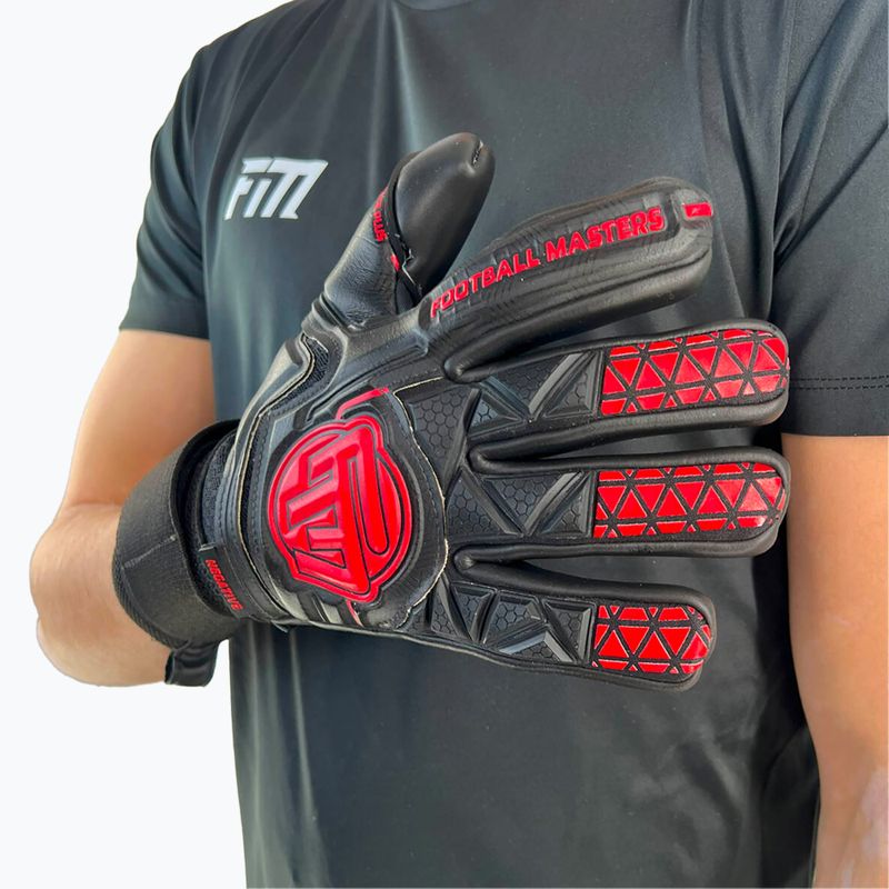 Football Masters Voltage Plus NC Torwarthandschuhe schwarz/rot 4