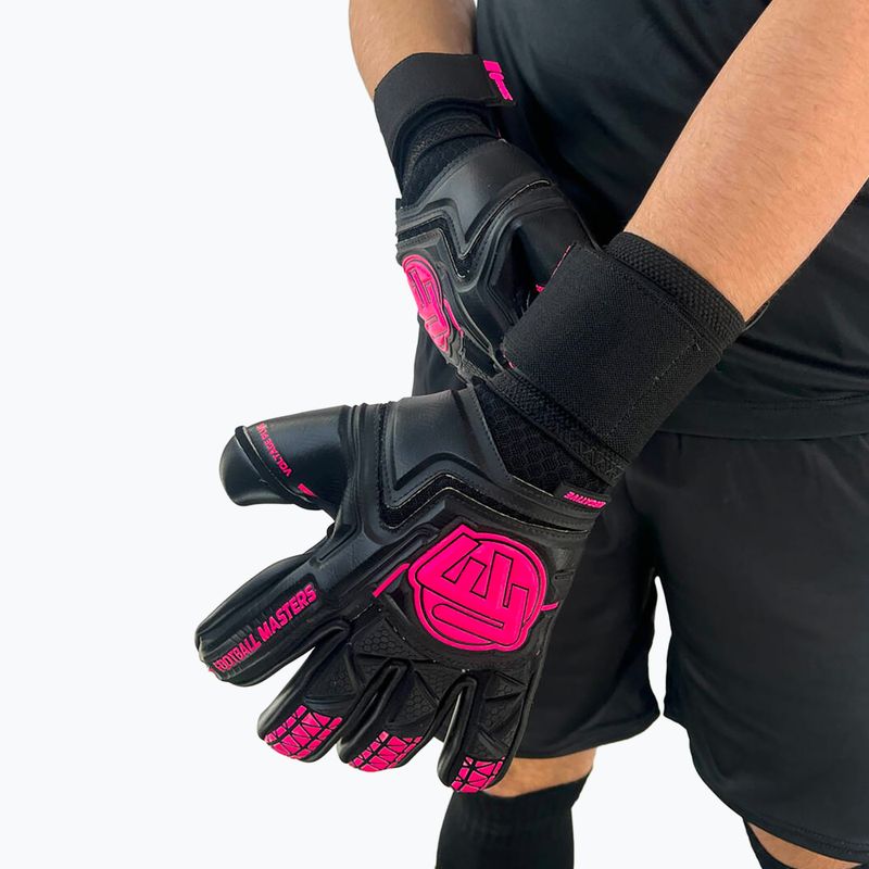 Football Masters Voltage Plus NC Torwarthandschuhe schwarz/rosa 4