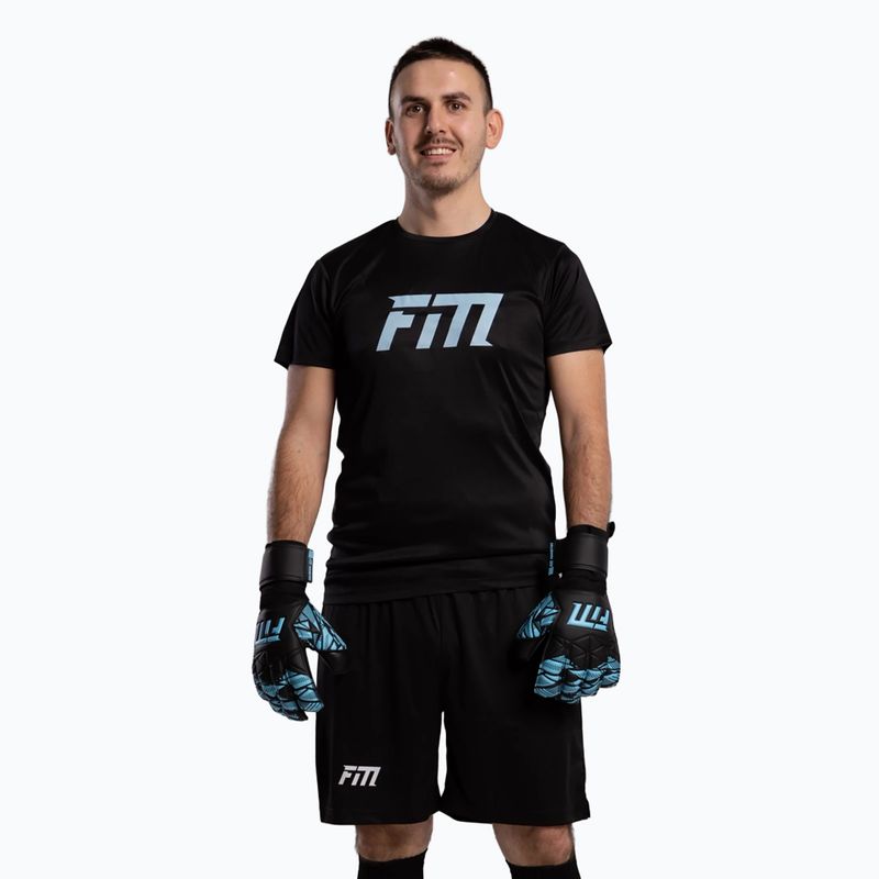Torwarthandschuhe Football Masters Invictus X Training schwarz/blau 2