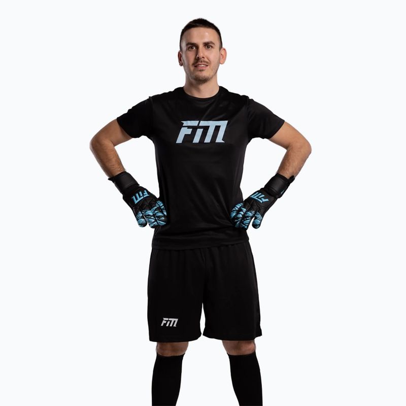 Torwarthandschuhe Football Masters Invictus X Training schwarz/blau 3