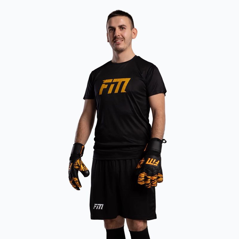 Torwarthandschuhe Football Masters Invictus X Training schwarz/orange 2