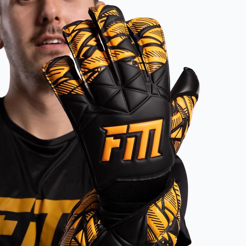 Torwarthandschuhe Football Masters Invictus X Training schwarz/orange 5
