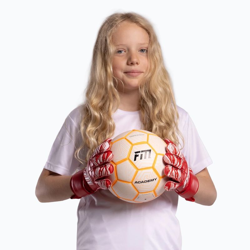 Kinder-Torwarthandschuhe Football Masters Invictus X Jr rose 3