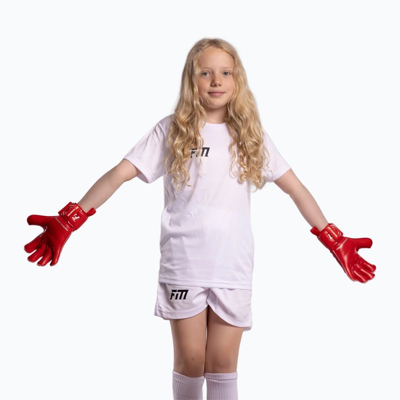 Torwarthandschuhe Kinder Football Masters Invictus X Jr rose 5