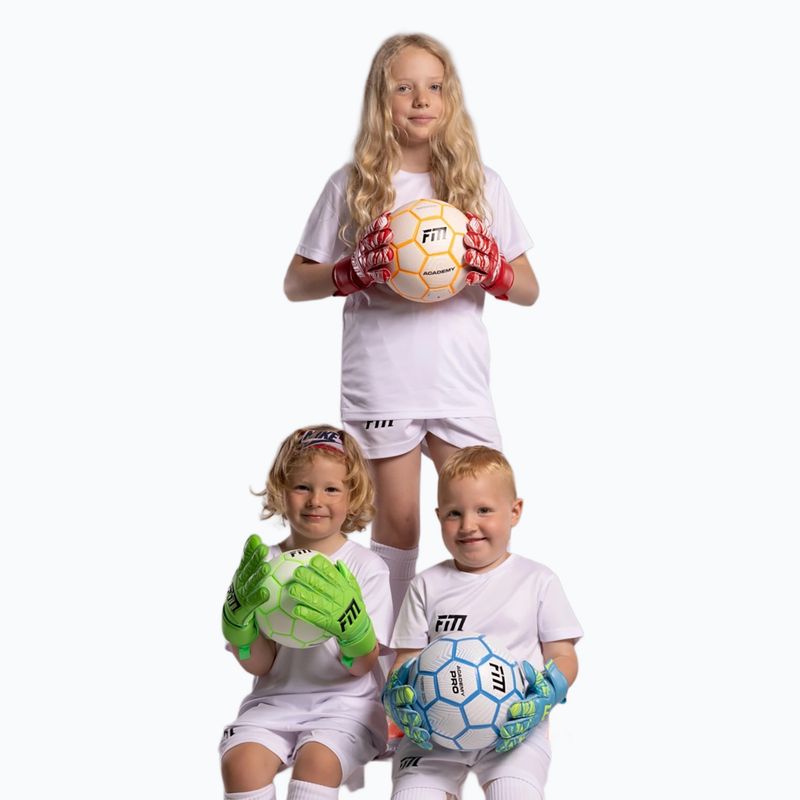 Kinder-Torwarthandschuhe Football Masters Invictus X Jr rose 7