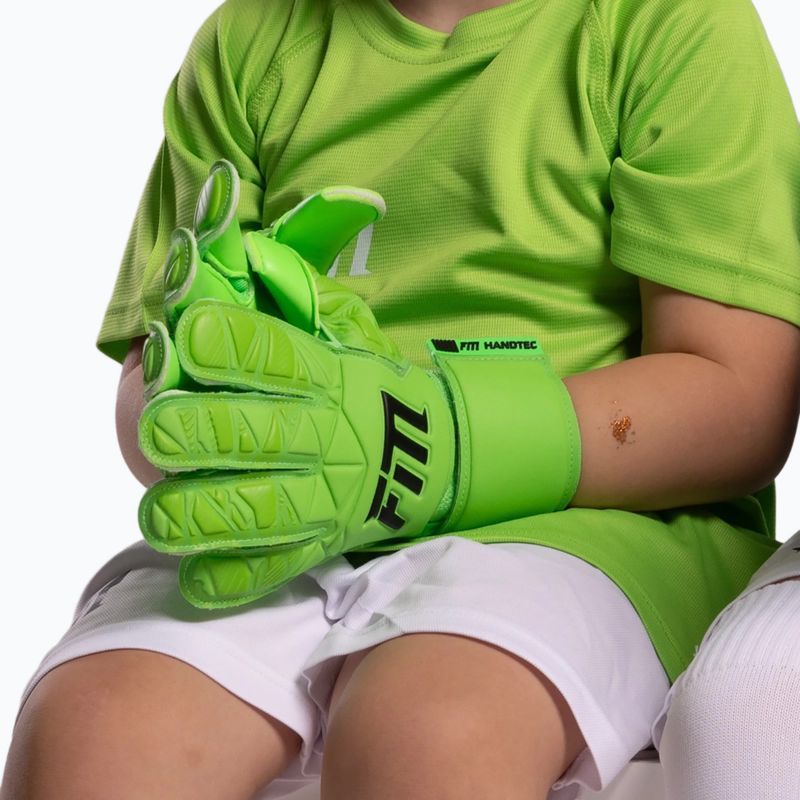 Kinder-Torwarthandschuhe Football Masters Invictus X Jr lime 4