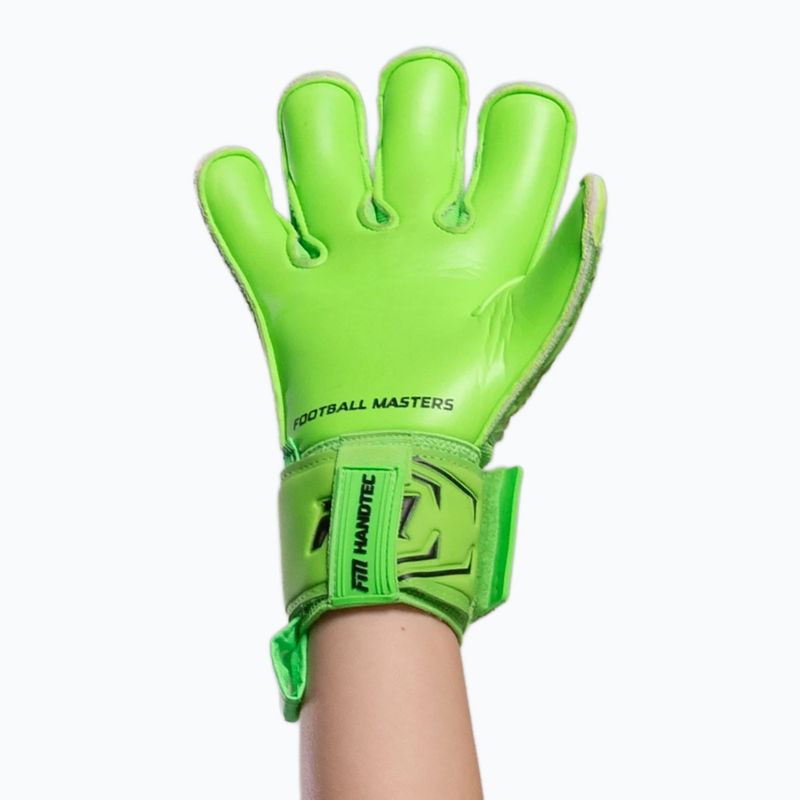 Kinder-Torwarthandschuhe Football Masters Invictus X Jr lime 5