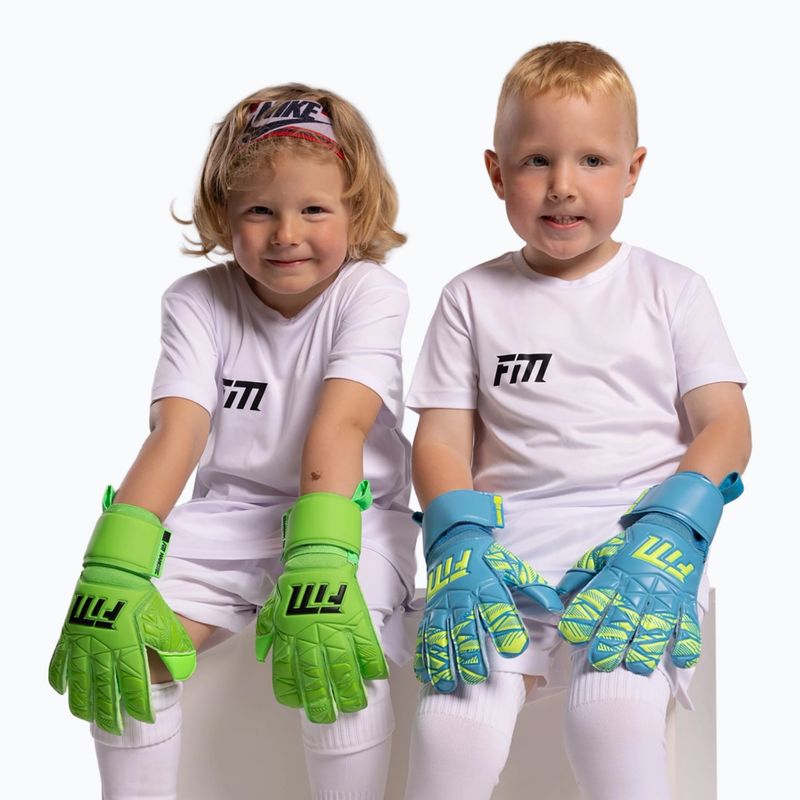 Kinder-Torwarthandschuhe Football Masters Invictus X Jr lime 6