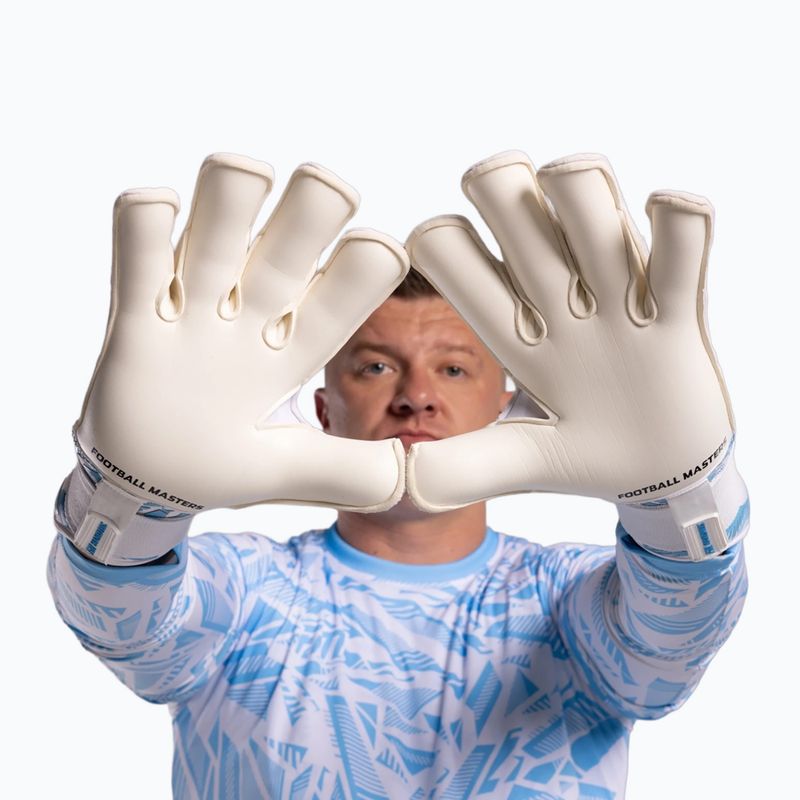Torwarthandschuhe Football Masters Invictus X PRO white/blue 8