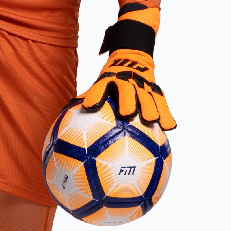 Torwarthandschuhe Football Masters Varis X PRO orange fluo 10