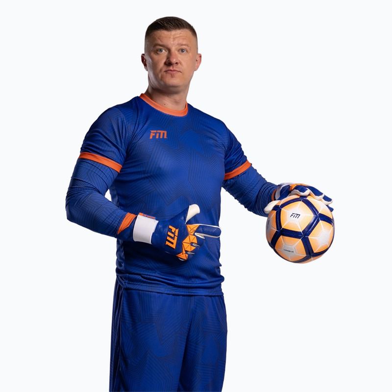 Torwarthandschuhe Football Masters Varis X PRO blue/orange 3