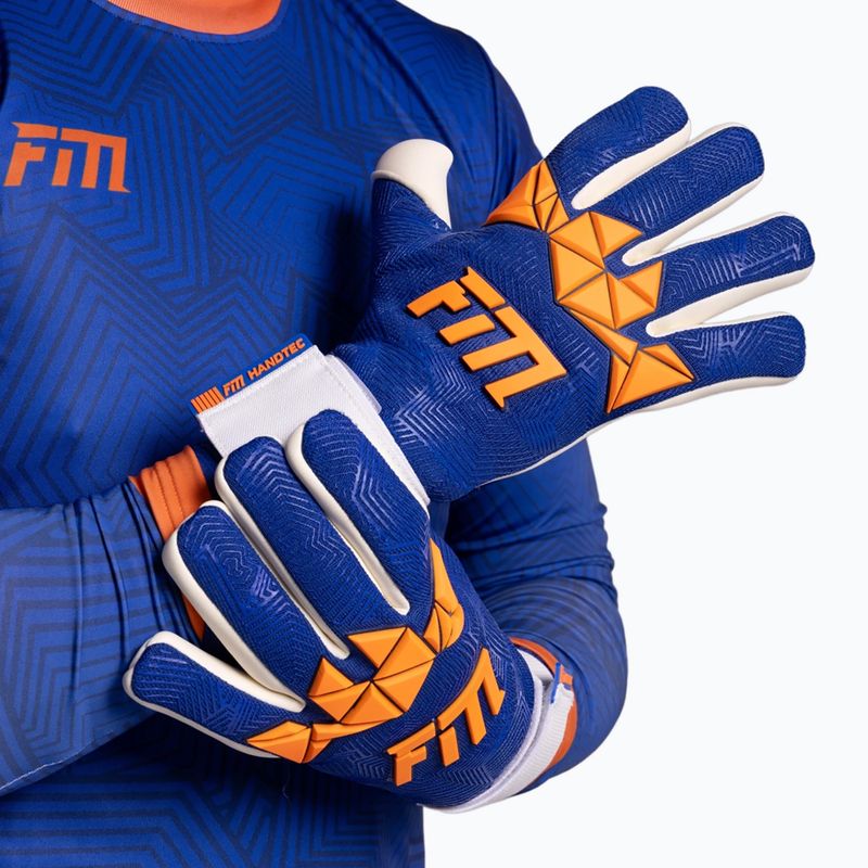 Torwarthandschuhe Football Masters Varis X PRO blue/orange 7