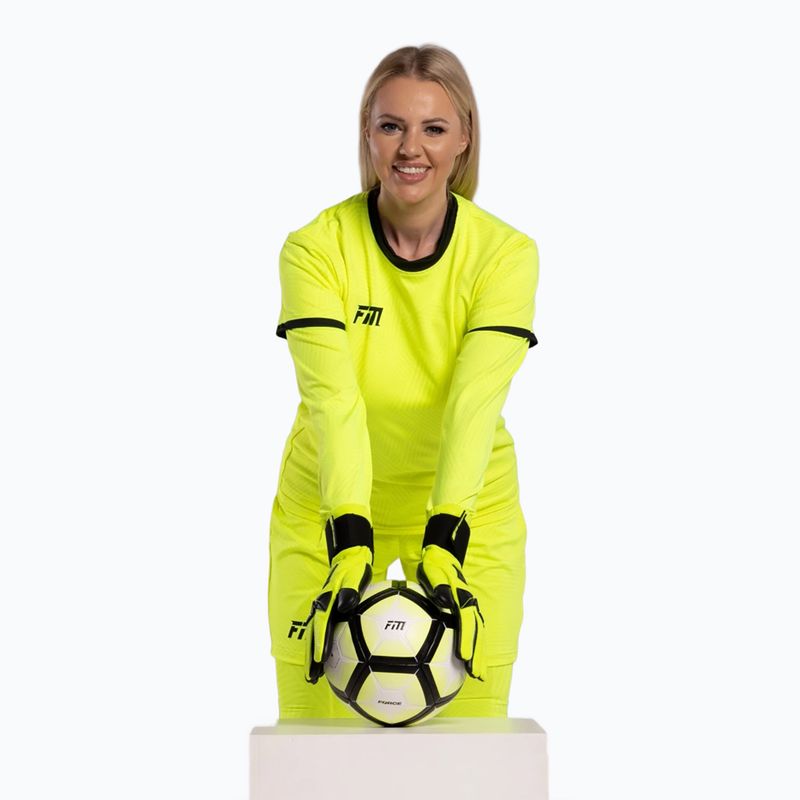 Torwarthandschuhe Football Masters Varis X PRO yellow fluo 4