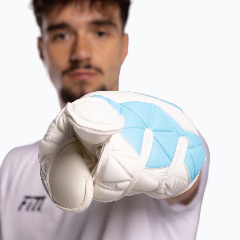 Torwarthandschuhe Football Masters Invictus X white/blue 3