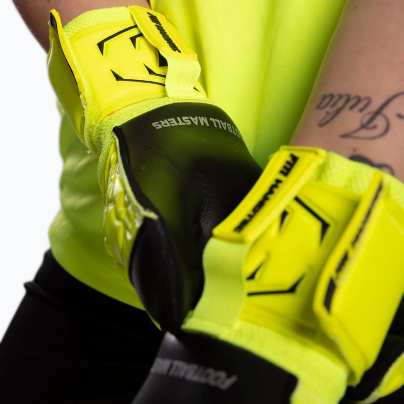 Torwarthandschuhe Football Masters Invictus X gelb fluo 7