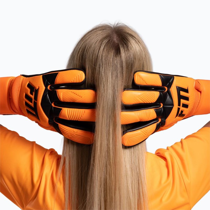 Torwarthandschuhe Football Masters Varis X orange fluo 7