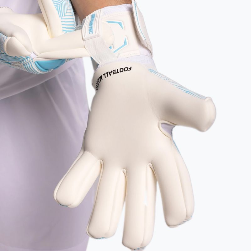 Torwarthandschuhe Football Masters Varis X white/blue 7