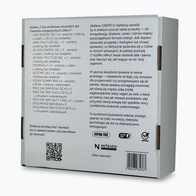 Set des kompletten Pakets von Gelen und Riegeln 226ERS All-In 45 pcs 2