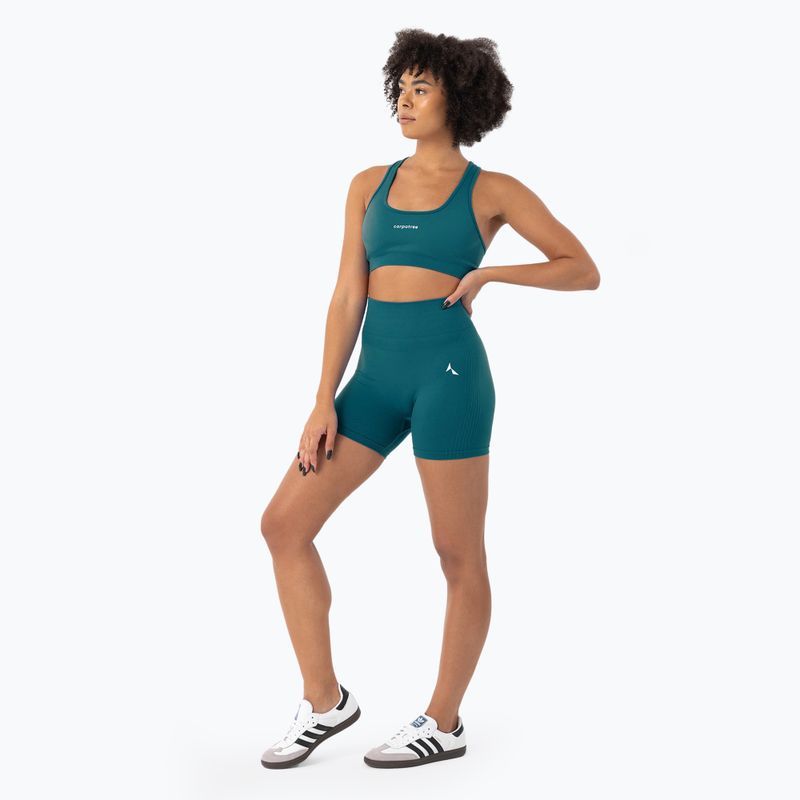 Carpatree Blaze Seamless tief ozeanblau Fitness-BH 4