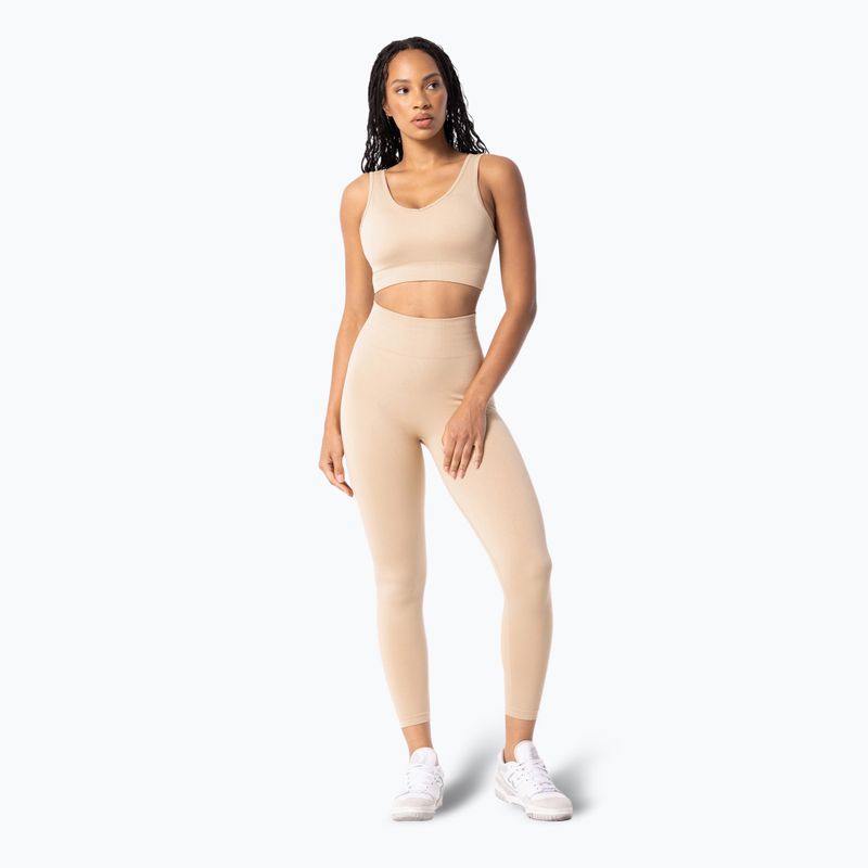 Leggings Training Damen Carpatree Simply Seamless perfrct beige 2