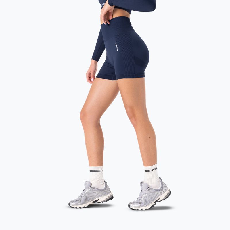Damen Trainingsshorts Carpatree Allure Seamless midnight blue 3