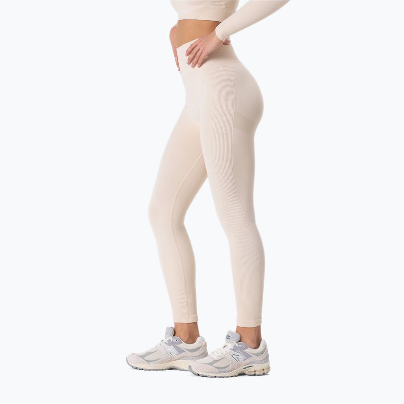 Damen Trainingsleggings Carpatree Allure Seamless cream beige 3