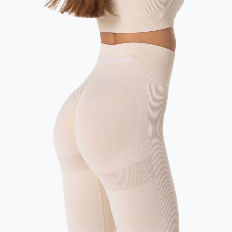 Damen Trainingsleggings Carpatree Allure Seamless cream beige 4