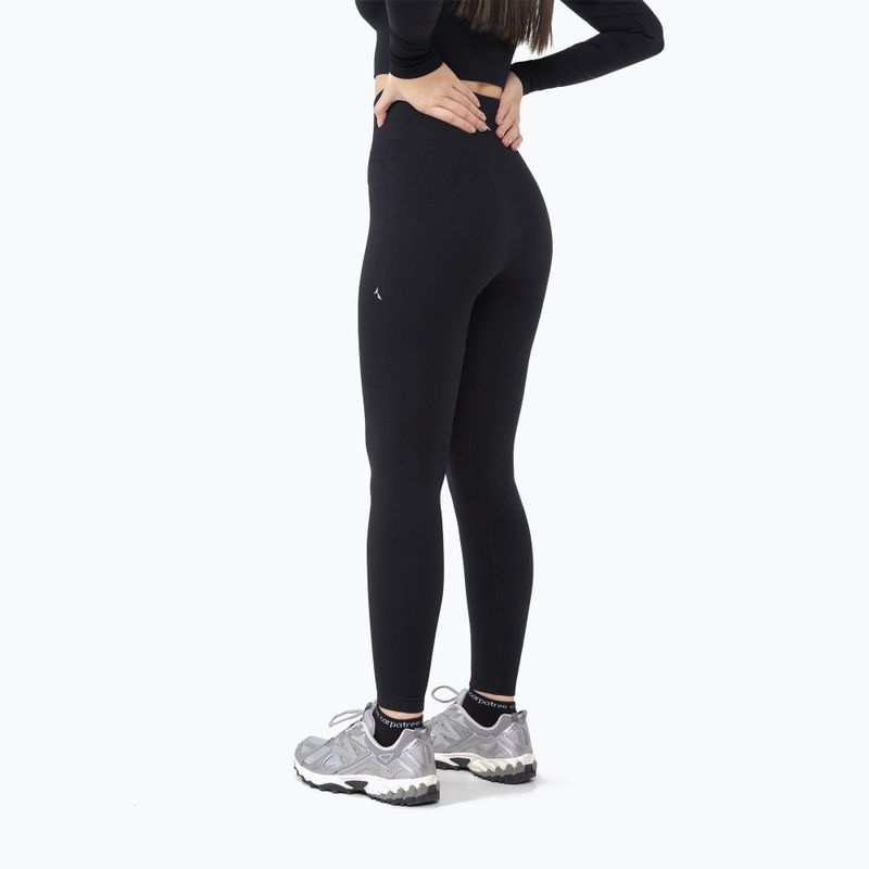 Damen-Workout-Leggings Carpatree Dopamine Buzz Seamless obsidian schwarz 3