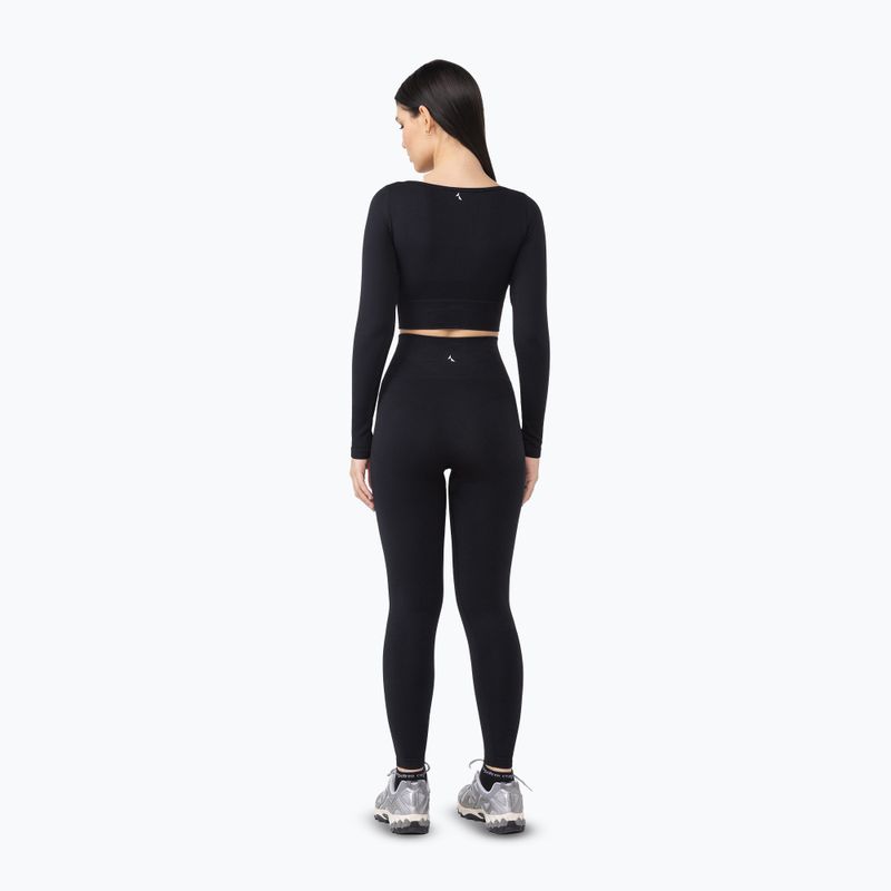 Damen-Workout-Leggings Carpatree Dopamine Buzz Seamless obsidian schwarz 4