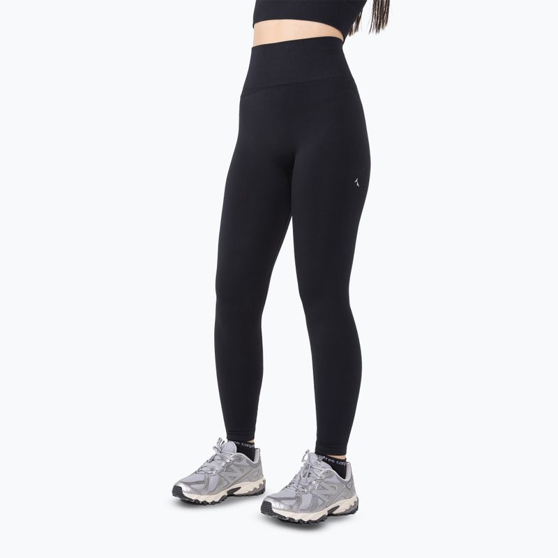 Damen-Workout-Leggings Carpatree Dopamine Buzz Seamless obsidian schwarz 6