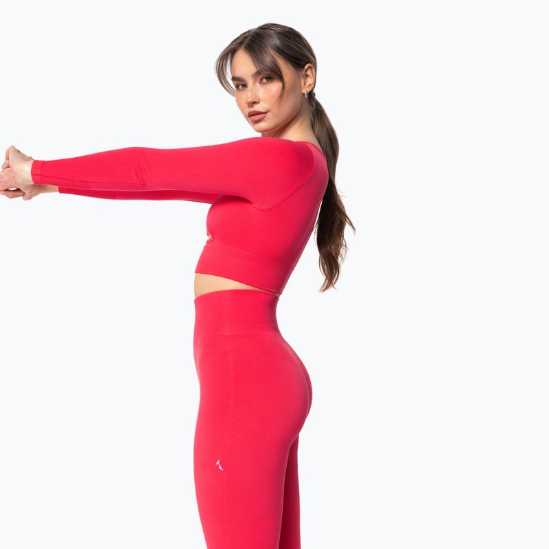 Damen-Trainings-Longsleeve Carpatree Dopamine Buzz Seamless coral paradise pink 4