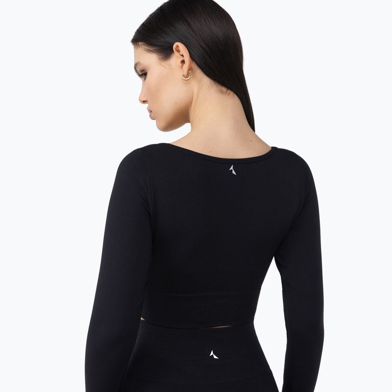 Damen Training Longsleeve Carpatree Dopamine Buzz Seamless obsidian schwarz 6