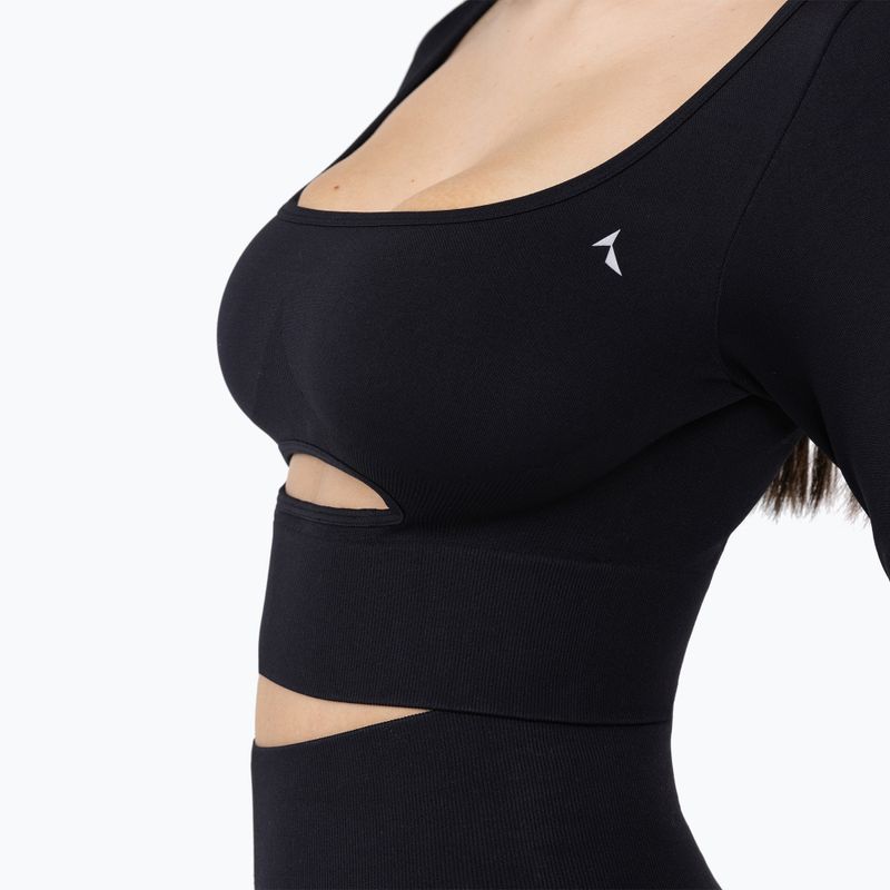 Damen Training Longsleeve Carpatree Dopamine Buzz Seamless obsidian schwarz 7