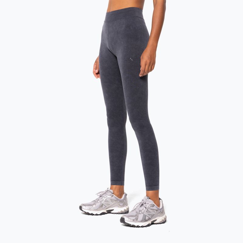 Damen Sportleggings Carpatree Marble Story Seamless midnight mist black 5