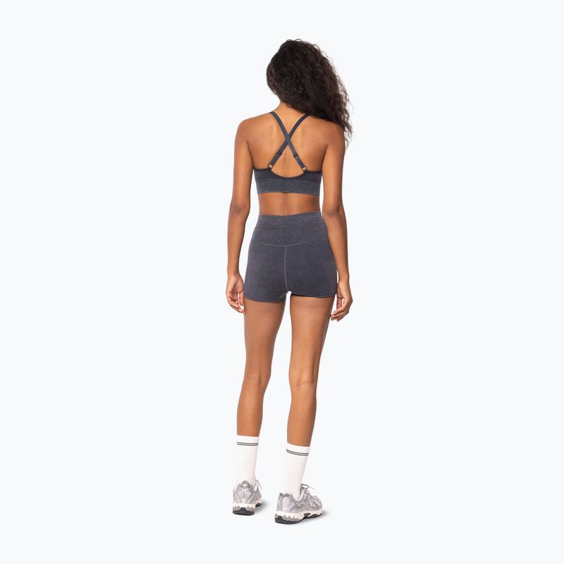 Damen-Trainingsshorts Carpatree Marble Story Seamless midnight mist black 3