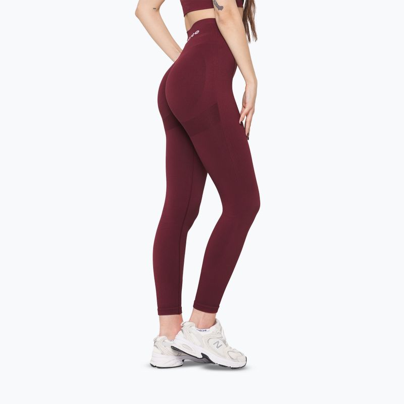 Damen-Trainingsleggings Carpatree Allure Seamless burgundy 2