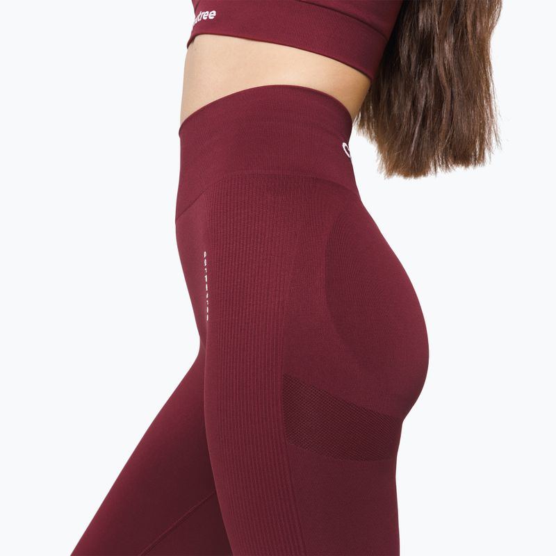 Damen-Trainingsleggings Carpatree Allure Seamless burgundy 4
