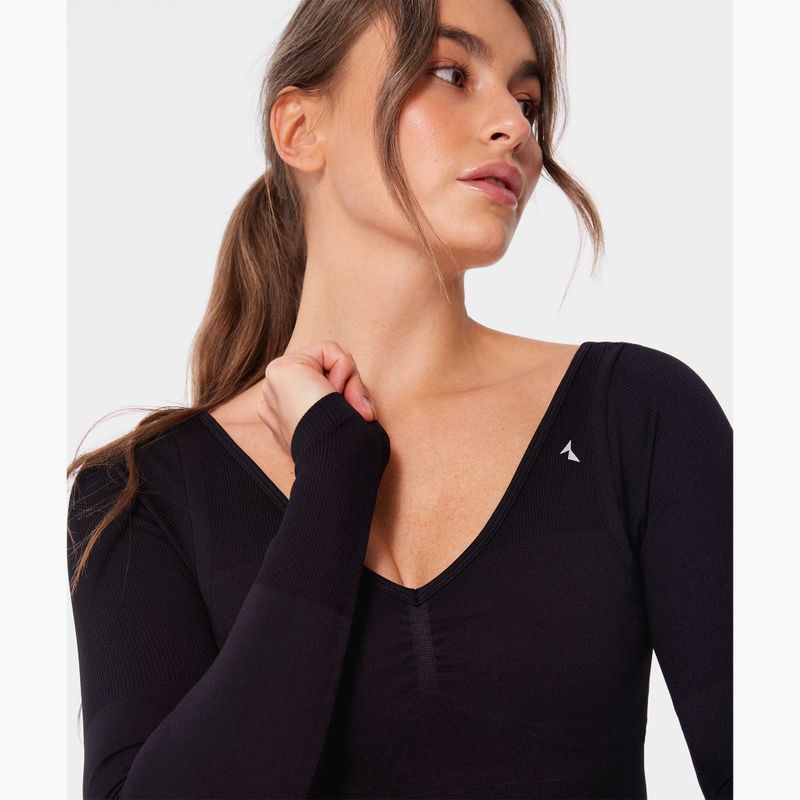 Damen-Trainingslangarmshirt Carpatree Eris Seamless orchid black 7