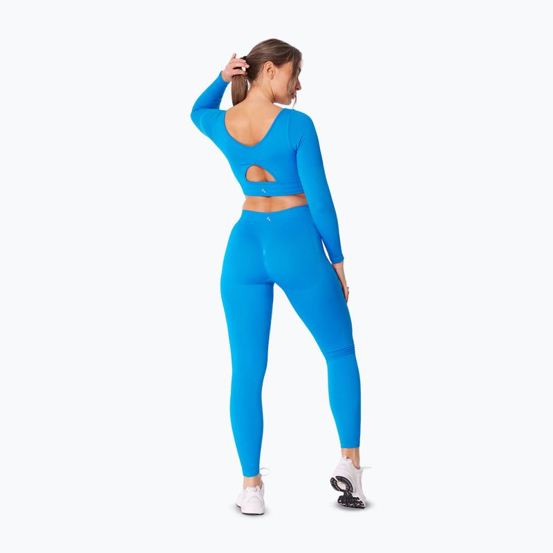 Damen-Trainingslangarmshirt Carpatree Eris Seamless orchid black 3