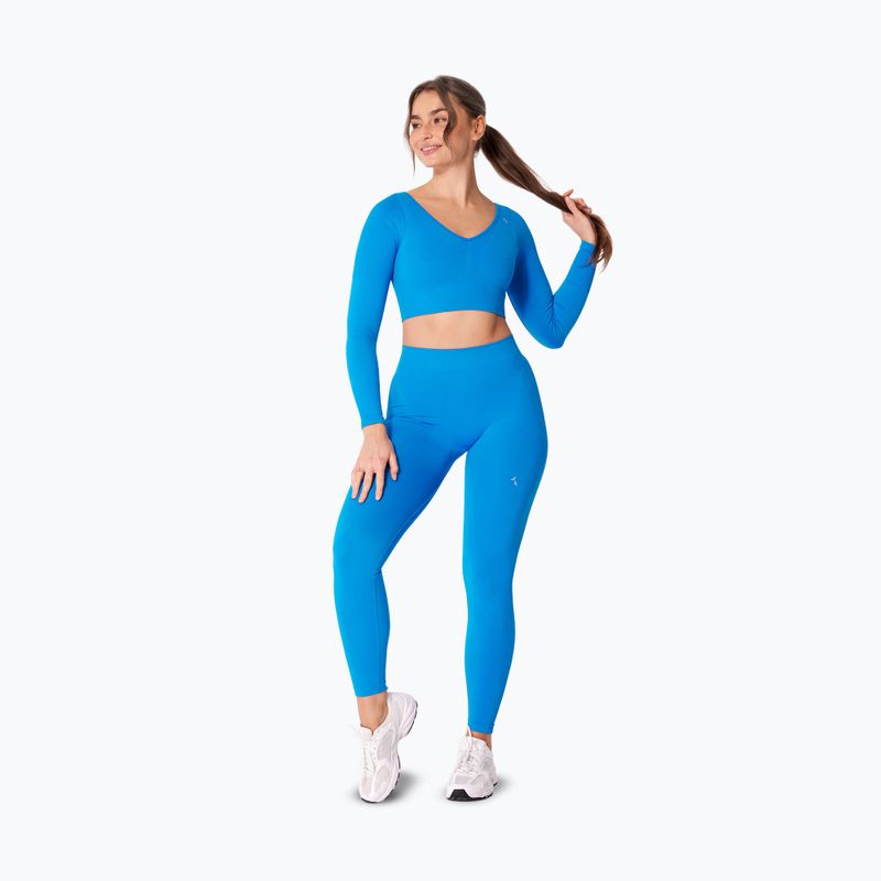 Damen-Trainingsleggings Carpatree Eris Seamless electric blue 2