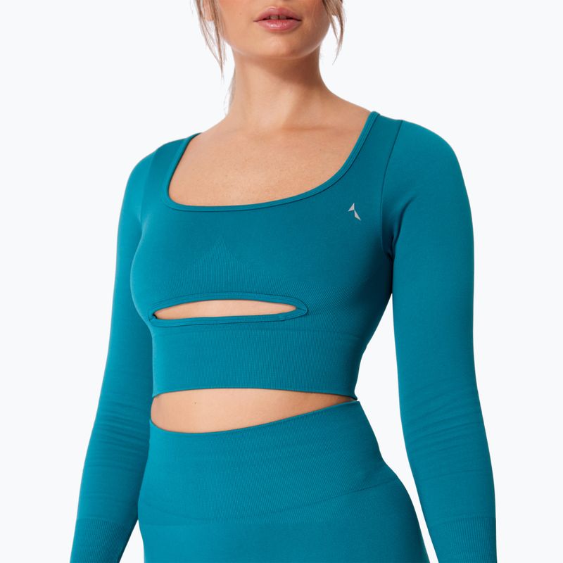 Damen-Trainingslangarmshirt Carpatree Dopamine Buzz Seamless petrol green 5