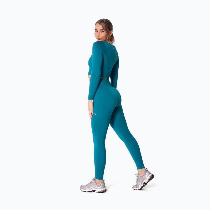 Damen-Trainingsleggings Carpatree Dopamine Buzz Seamless petrol green 3